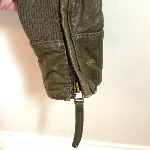 MICHAEL Michael Kors Faux Leather Bomber Jacket - Picture 5 of 10